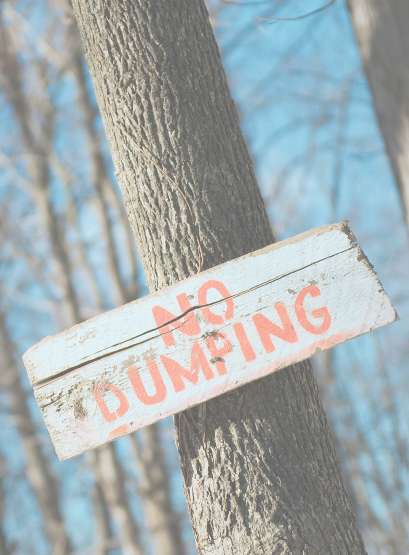 不法投棄禁止イメージ