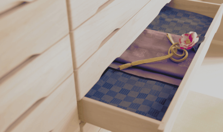 箪笥の中の着物